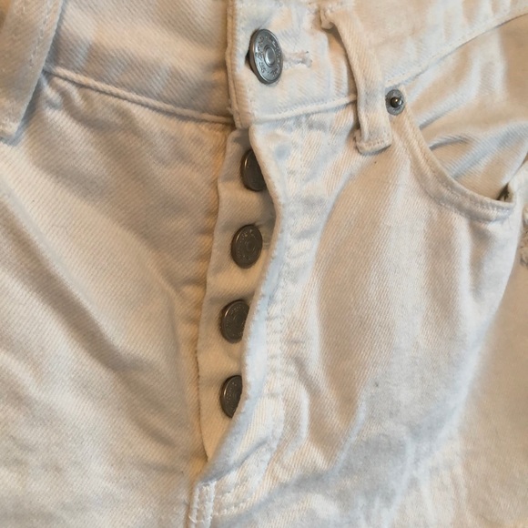 We the Free white denim shorts - Picture 3 of 5